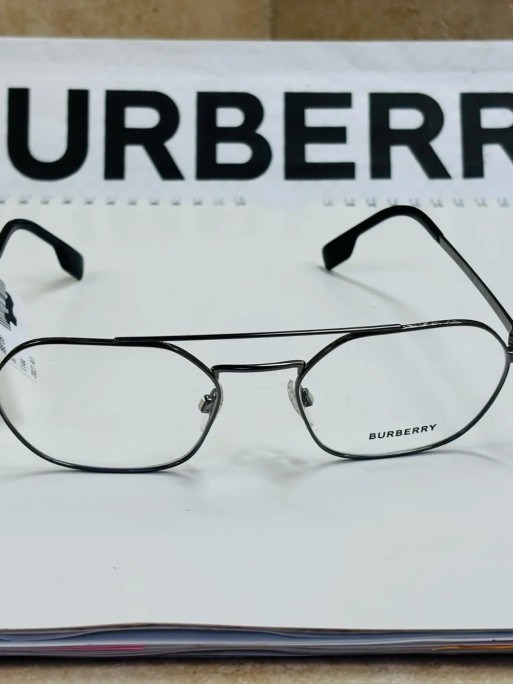 New Burberry Fairway BE1351 1144 Gunmetal Eyeglasses  Ruthenium/Platinum Metal - Picture 3 of 13